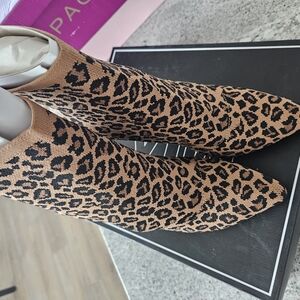 Leopard Print Ankle Boots